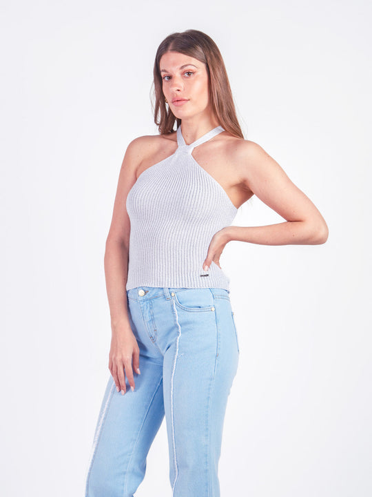 BELLA - CHOMPA ESTILO HALTER