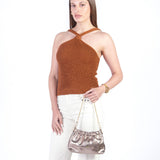 BELLA - CHOMPA ESTILO HALTER MARRON