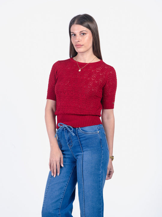 PRISCILLA - CHOMPA MANGA CORTA