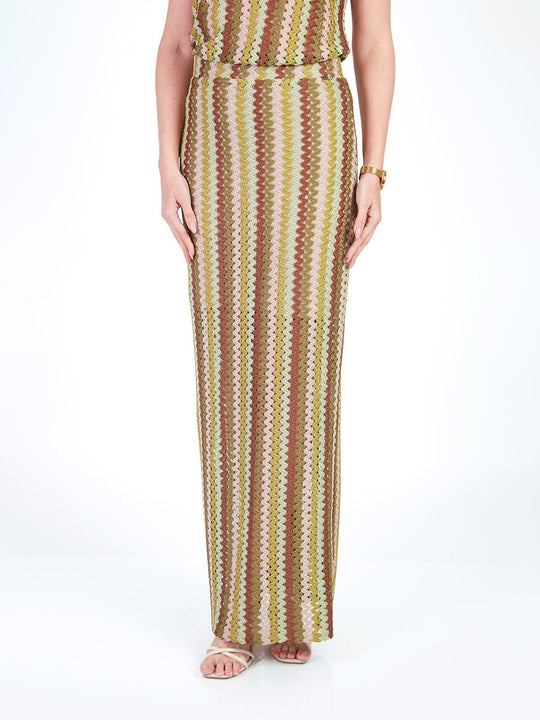 MAYA - FALDA LARGA TEJIDA