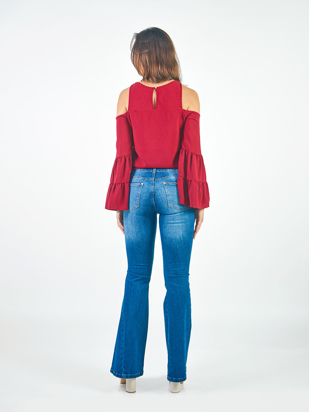 Pantalones Flare Jp00566Tym