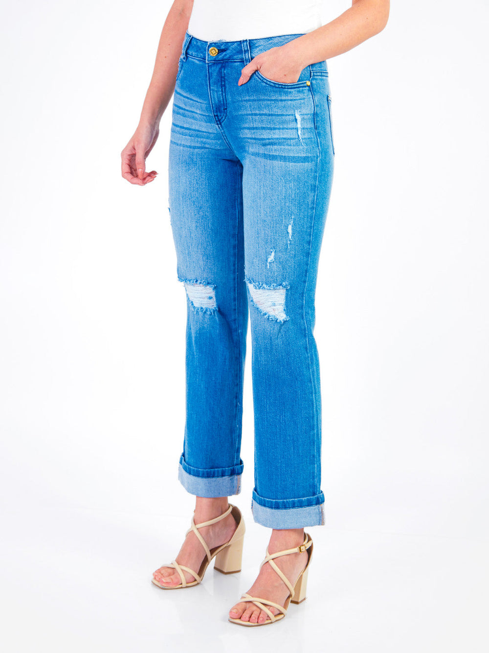 ALEX - PANTALÓN DENIM CORTE RECTO