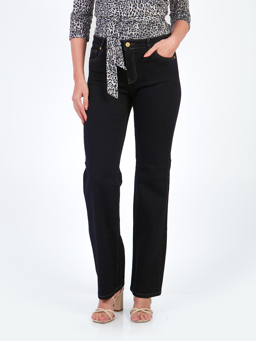 GEORGINA – STRAIGHT-LEG DENIM PANTS