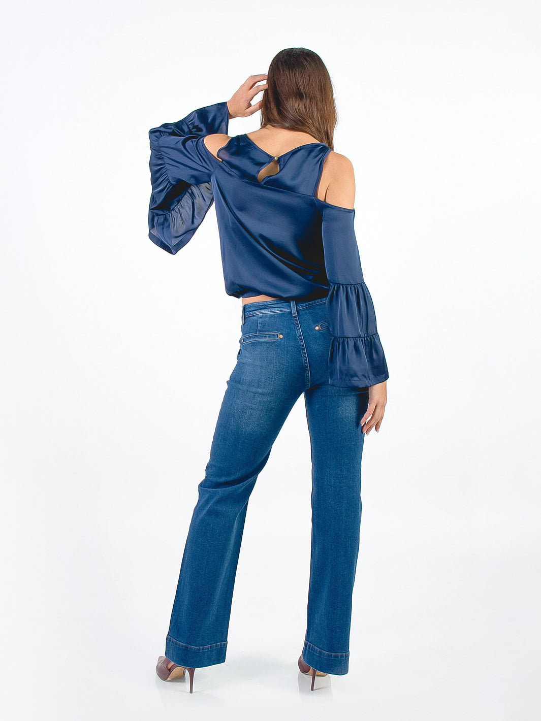 BIANCA - PANTALÓN DENIM FLARE