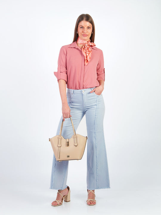 Pantalones Semi Palazo Jp00574Smc