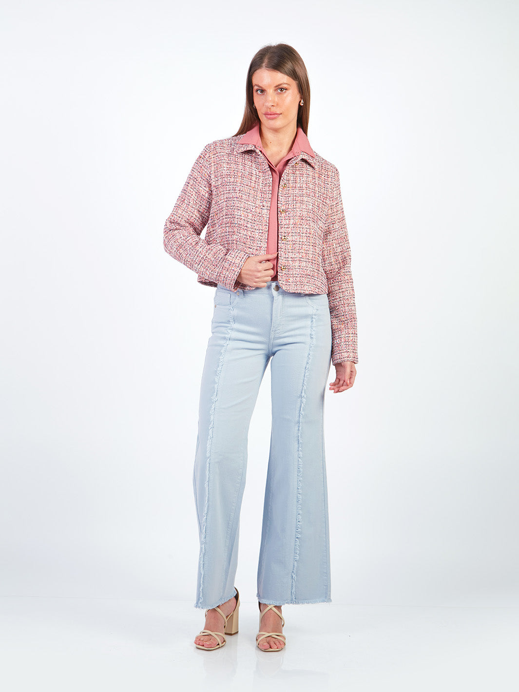 Pantalones Semi Palazo Jp00574Smc