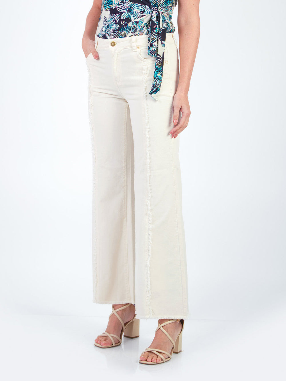 CALLIE – SEMI-PALAZZO DENIM PANTS