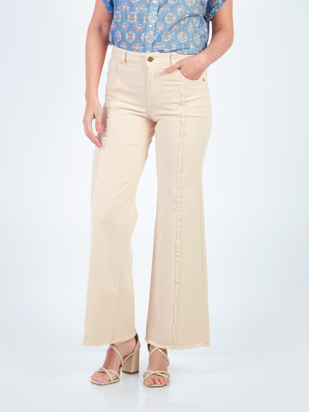Pantalones Semi Palazo Jp00574Smc