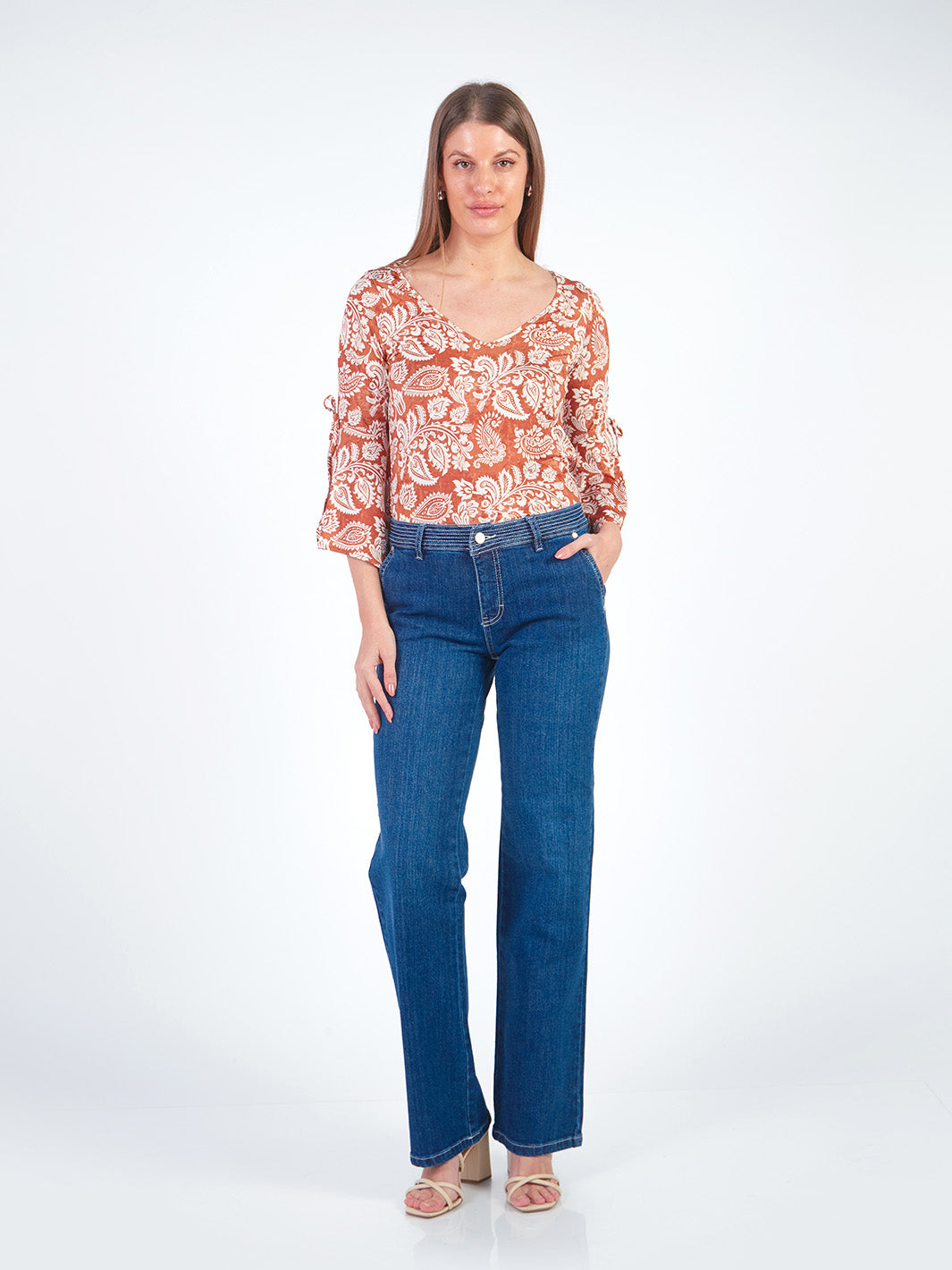 Pantalones Rectos Jp00575Tym