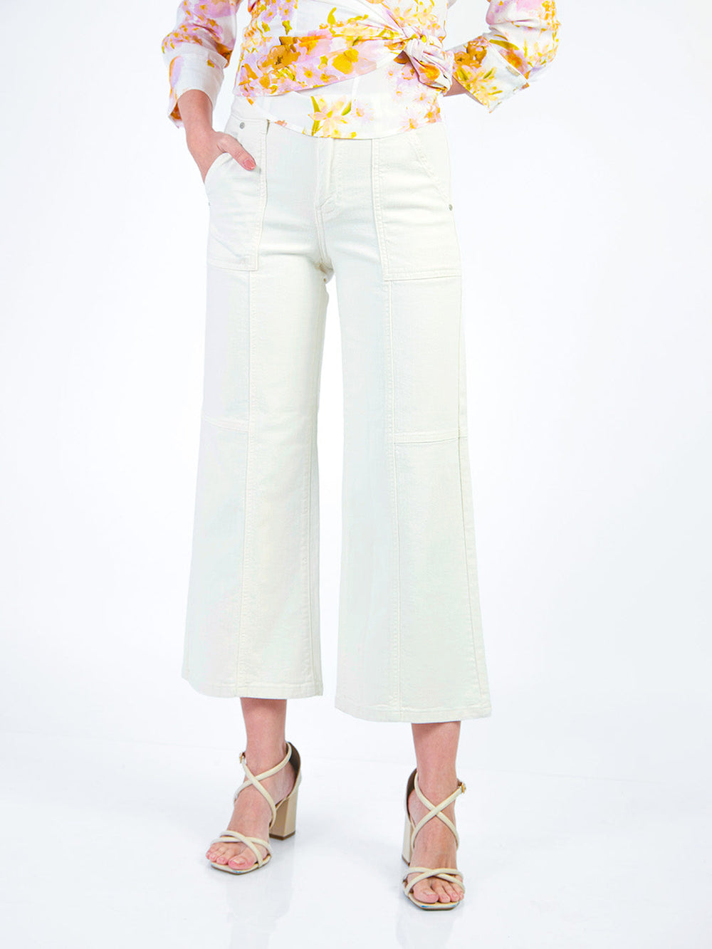 ALICIA - PANTALÓN DENIM CORTE RECTO