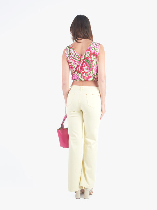 HELENA - PANTALÓN DENIM PALAZZO