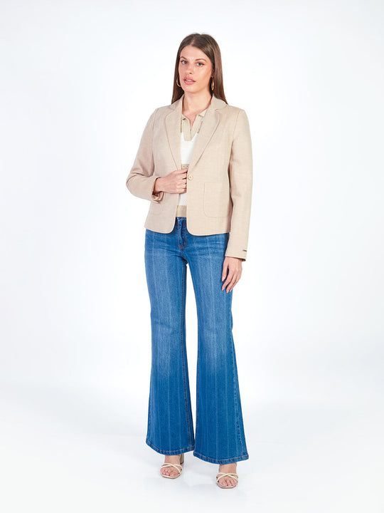 LARA - PANTALÓN DENIM PALAZZO