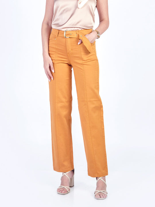 AMARA - PANTALÓN DENIM CORTE RECTO