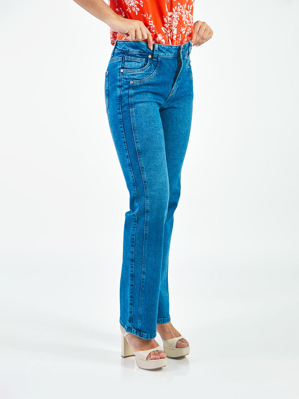 Pantalones Rectos Jp90563Smc