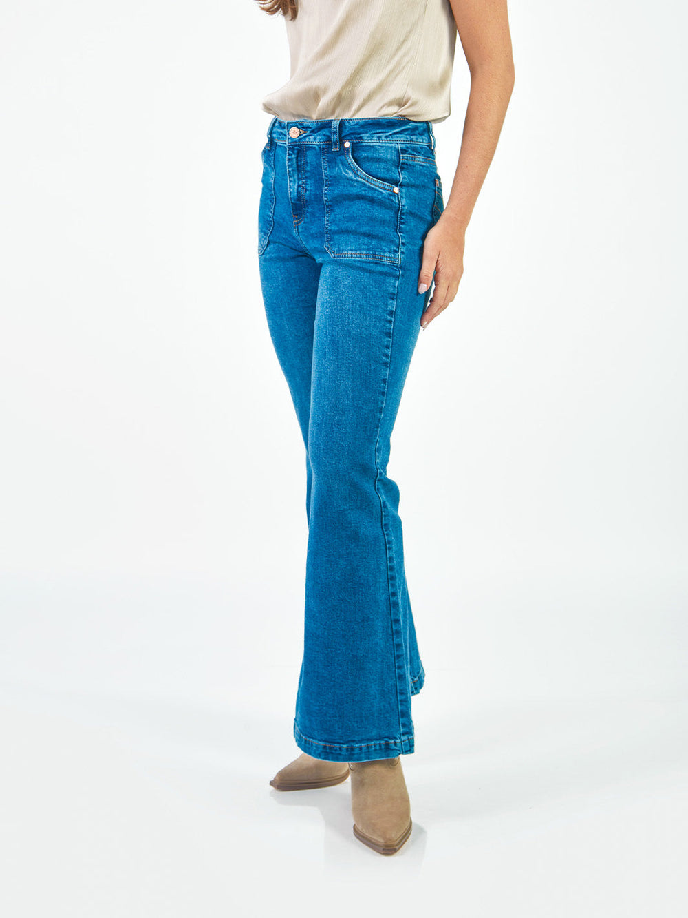 Pantalones Flare Jp90564Smc