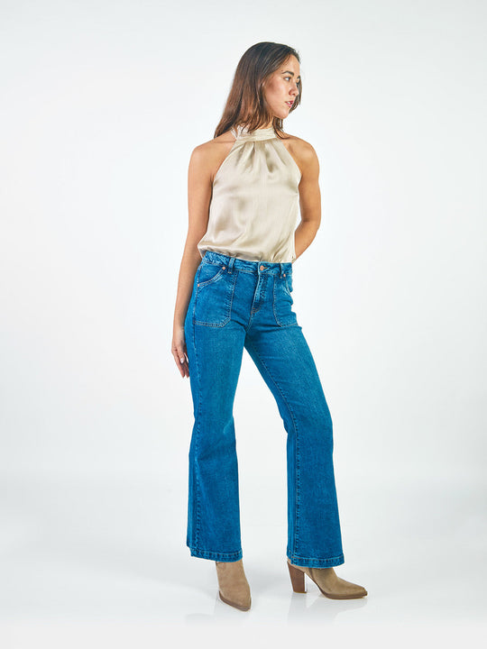 Pantalones Flare Jp90564Smc