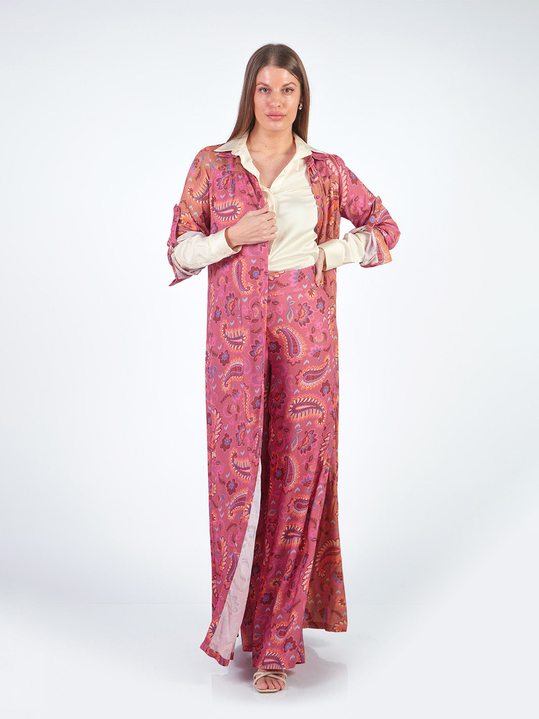 Pantalones Semi Palazo Pt00759Swe