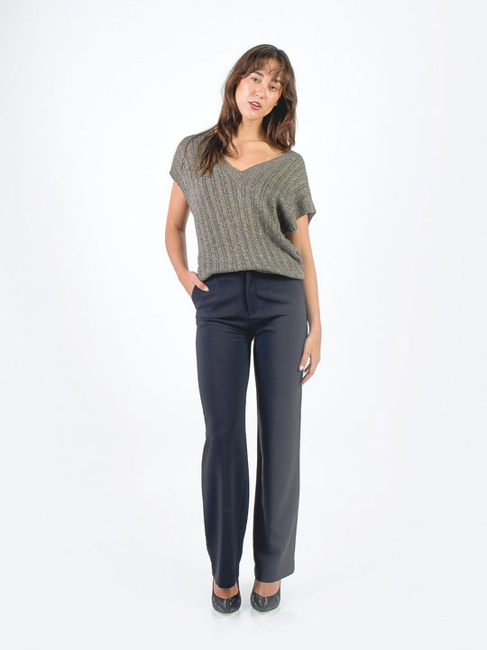 GAELLE - PANTALÓN CORTE RECTO