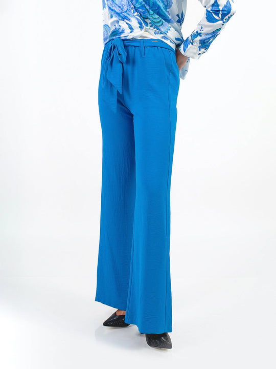HAILEY - PANTALÓN CORTE RECTO CON LAZO
