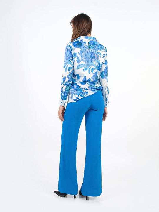HAILEY - PANTALÓN CORTE RECTO CON LAZO