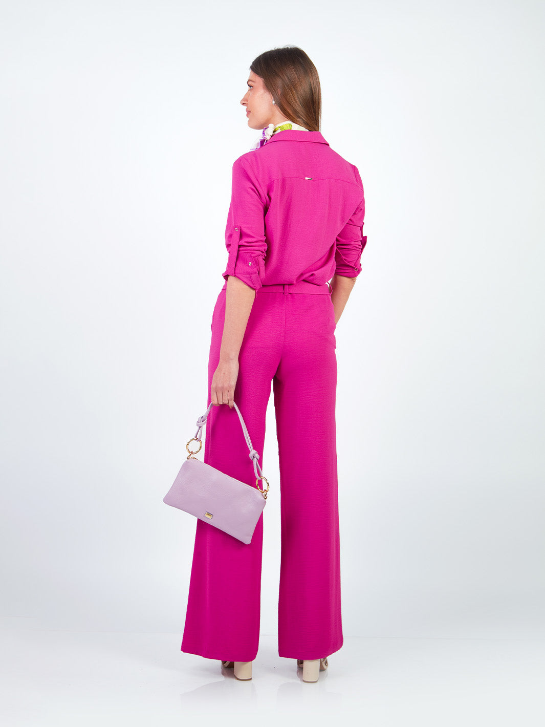 HAILEY – STRAIGHT-LEG PANTS WITH TIE BELT