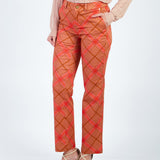 LUCY - PANTALÓN CORTE RECTO LACRE