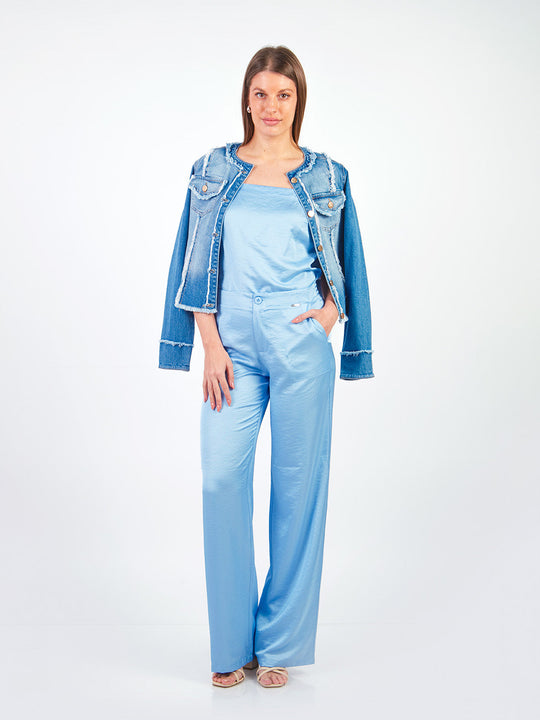 Pantalones Rectos Pt00775Tul