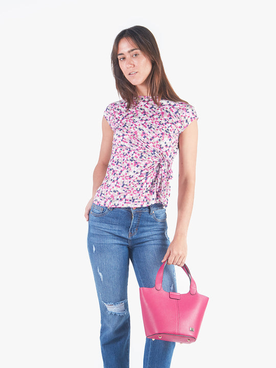 SIMONE - POLO MANGA CORTA CON ESCOTE OJAL