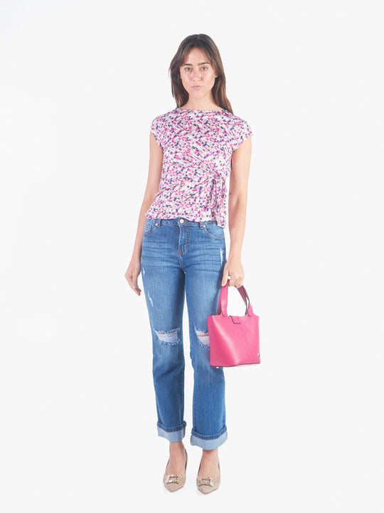 SIMONE - POLO MANGA CORTA CON ESCOTE OJAL