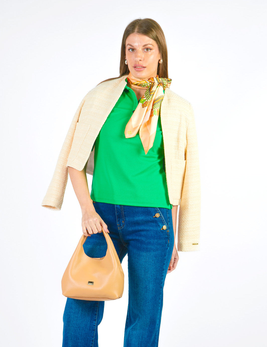 DAPHNE - POLO CAMISERO MANGA AL CODO