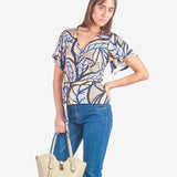 JENNY - POLO MANGA AL CODO ESTAMPADO 1