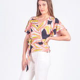 JENNY - POLO MANGA AL CODO ESTAMPADO 2