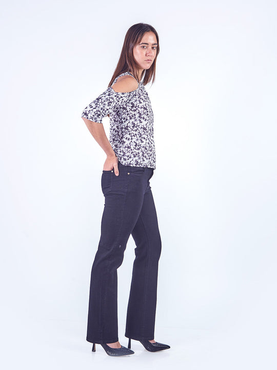 MELISSA - POLO MANGA 3/4 CON HOMBROS OFF SHOULDER