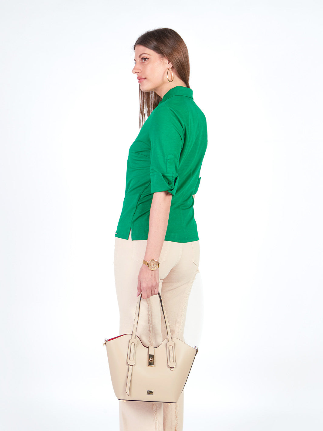 NATALIA - POLO MANGA AL CODO