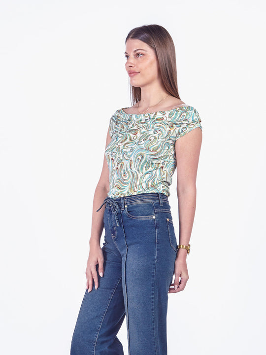 SALLY - POLO MANGA CERO ESCOTE REDONDO