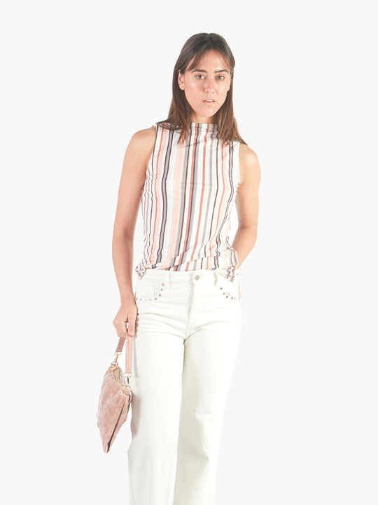 THAIS - POLO MANGA CERO CON CUELLO ALTO