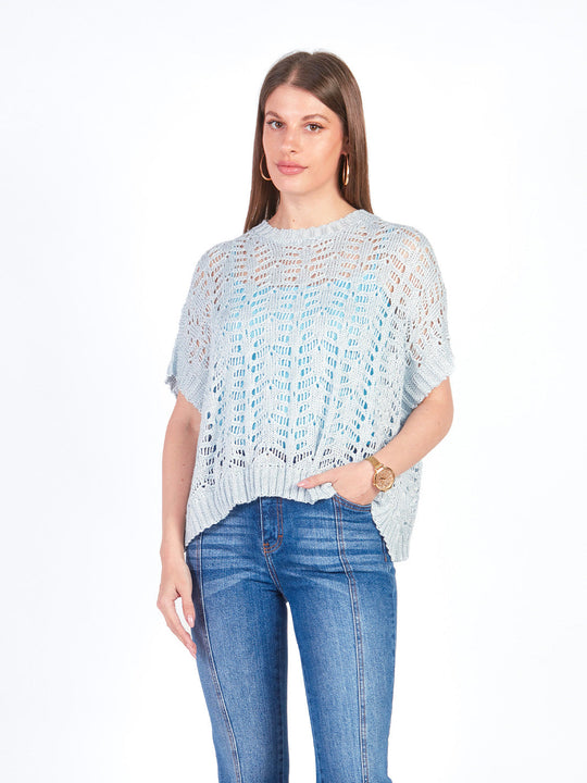 MONICA - PONCHO TEJIDO