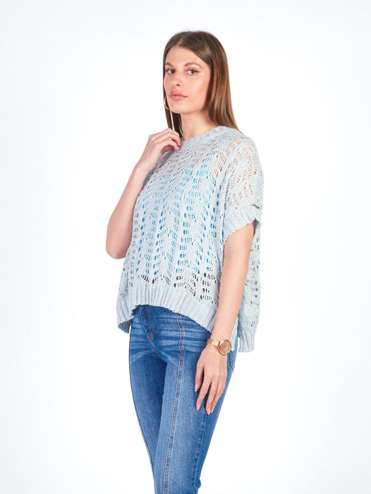 MONICA - PONCHO TEJIDO