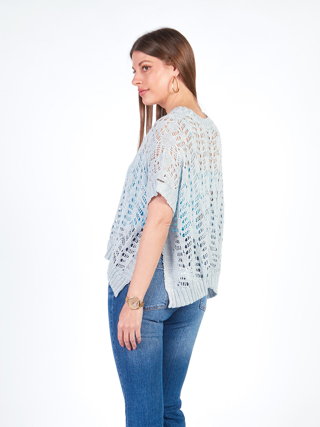 MONICA - PONCHO TEJIDO