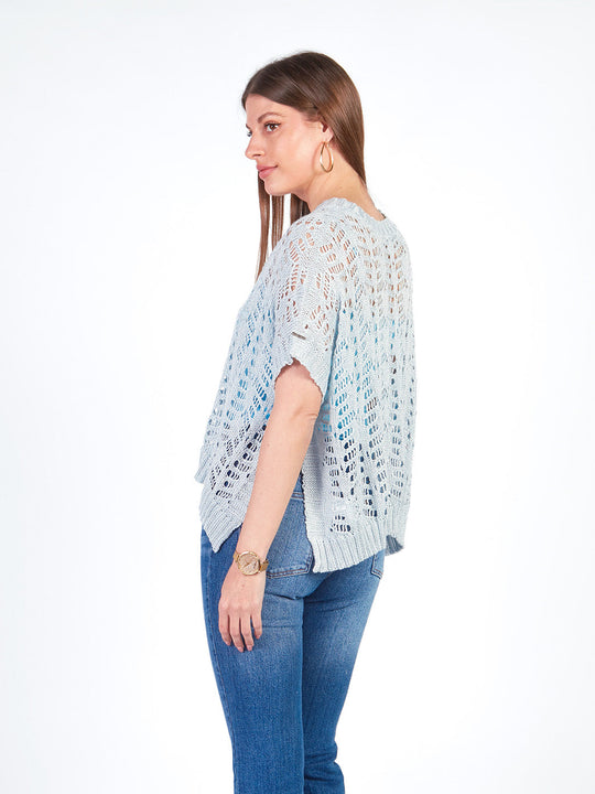 MONICA - PONCHO TEJIDO