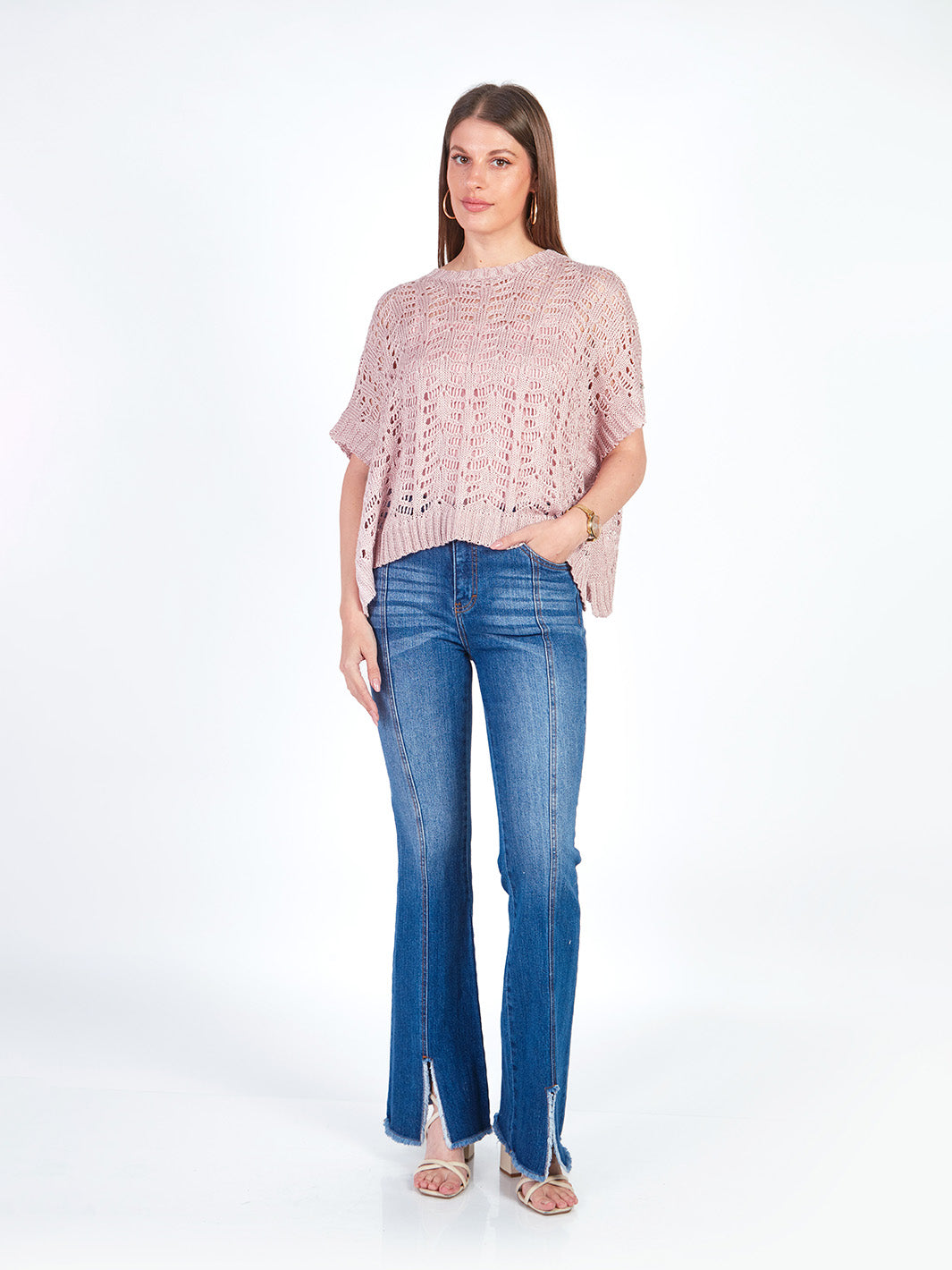 MONICA - PONCHO TEJIDO