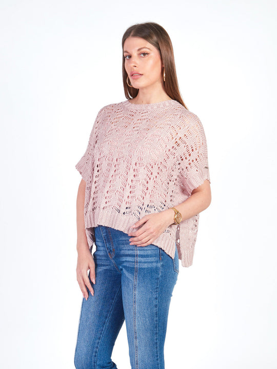 MONICA - PONCHO TEJIDO