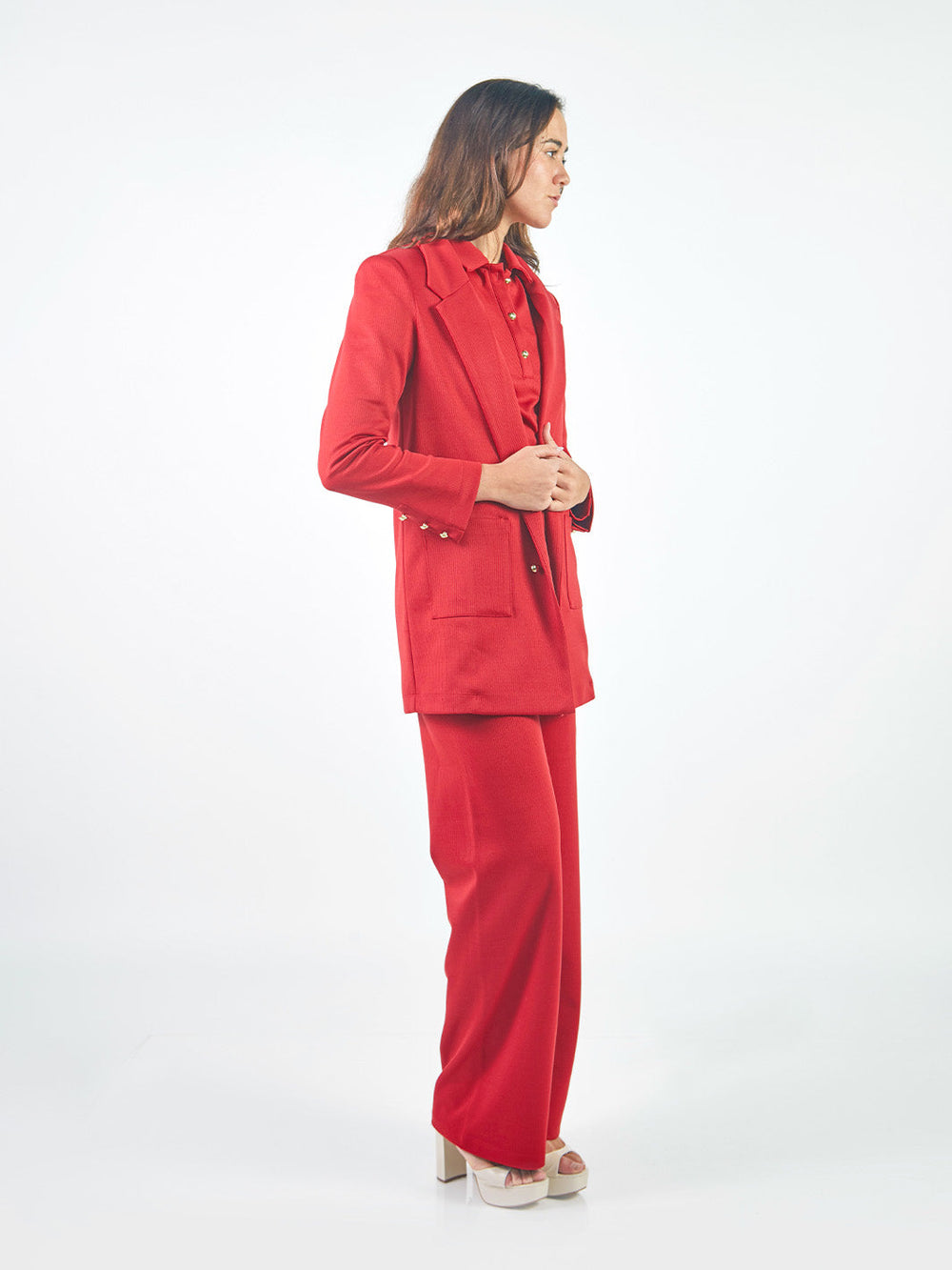 BRISA – BLAZER WITH BUTTON DETAILS