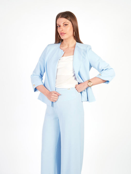 AMY - SACO MANGA 3/4 CON ESCOTE REDONDO