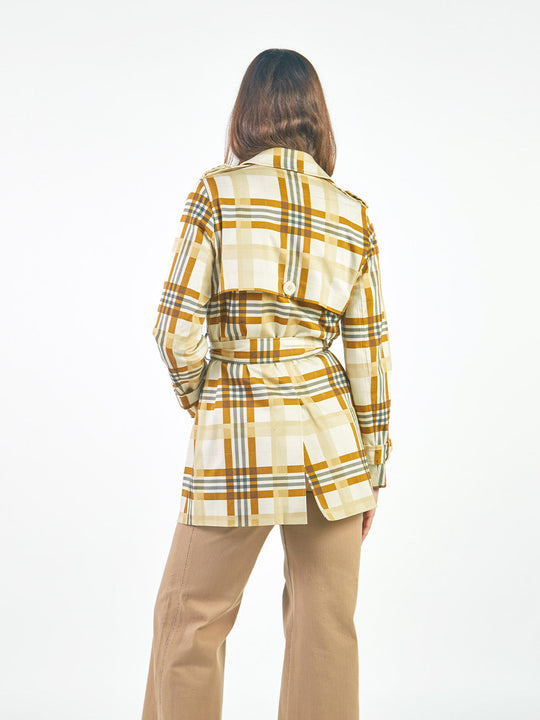 Trench Coats Corto Manga Larga Tc00106Bzp
