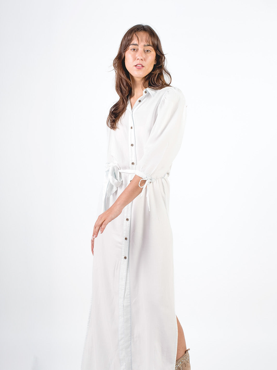 NOEMI - VESTIDO DENIM MANGA AL CODO