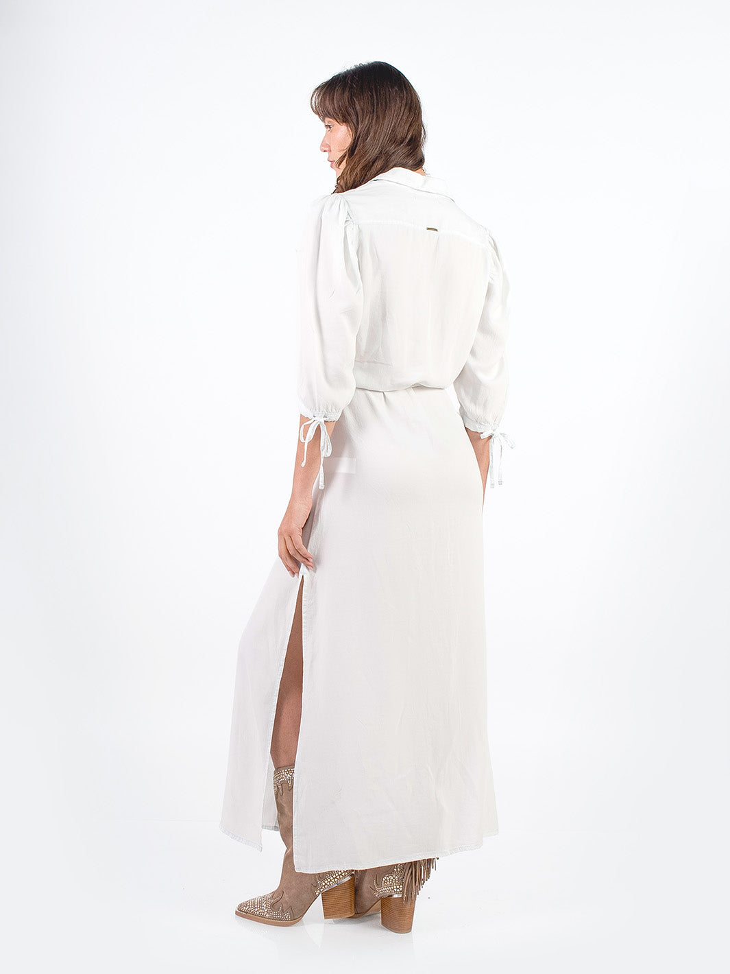 NOEMI - VESTIDO DENIM MANGA AL CODO