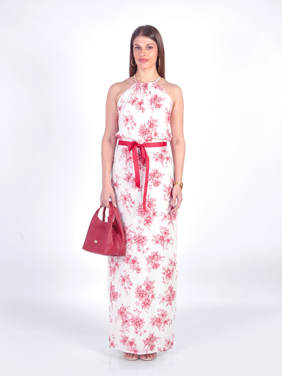 OLIVIA - VESTIDO LARGO HALTER