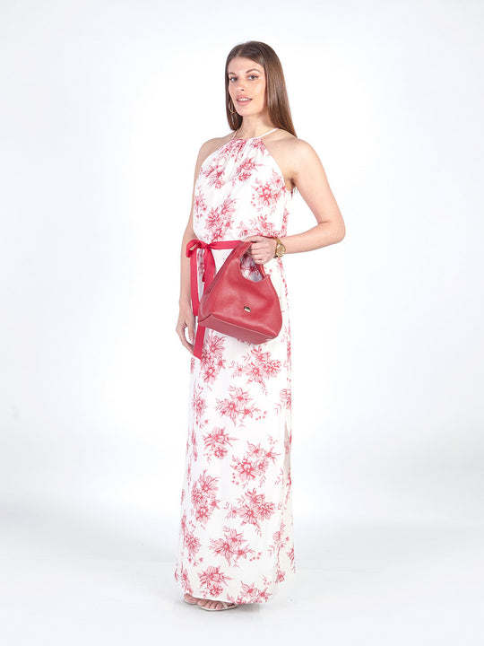 OLIVIA - VESTIDO LARGO HALTER