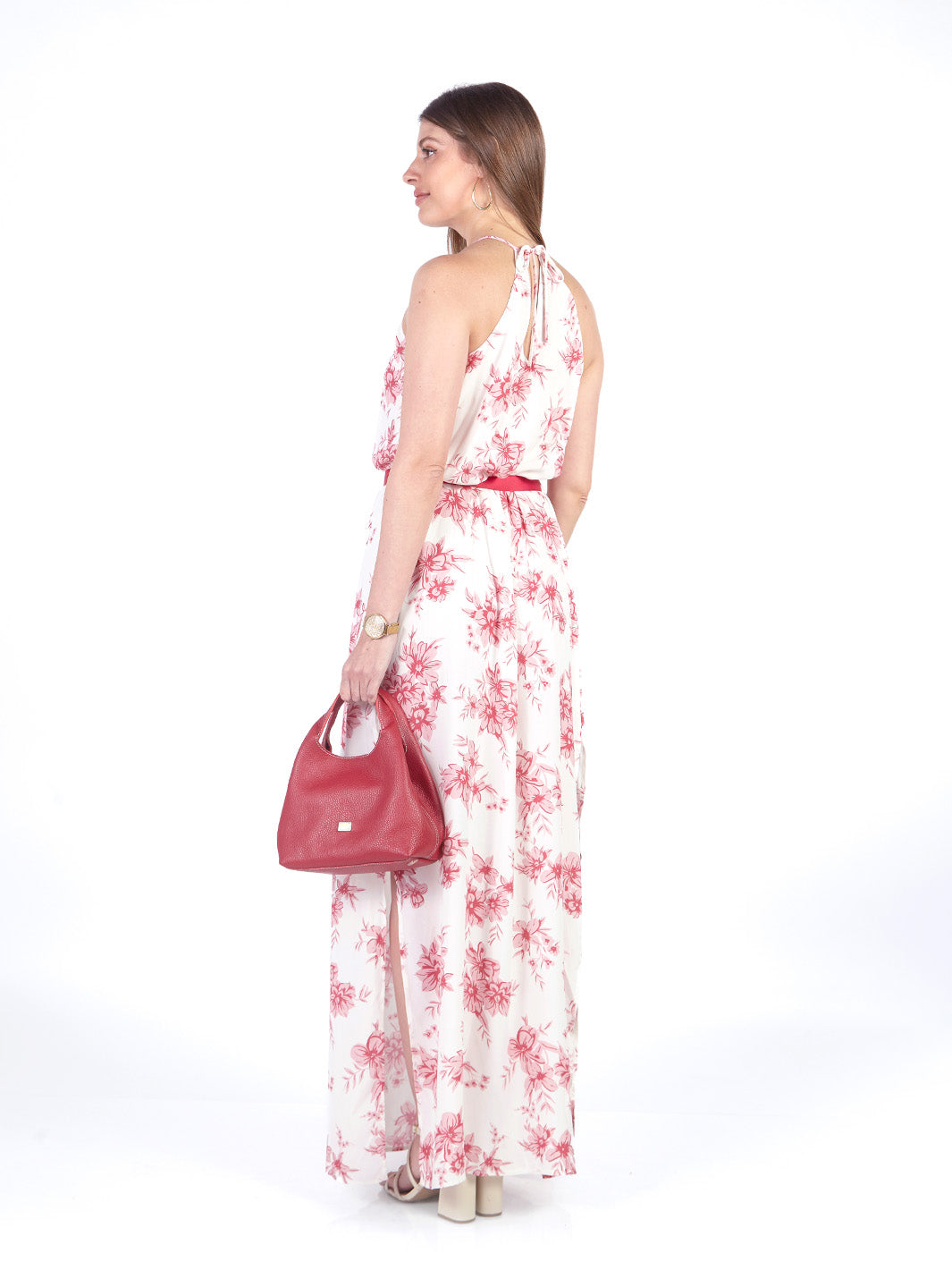 OLIVIA - VESTIDO LARGO HALTER